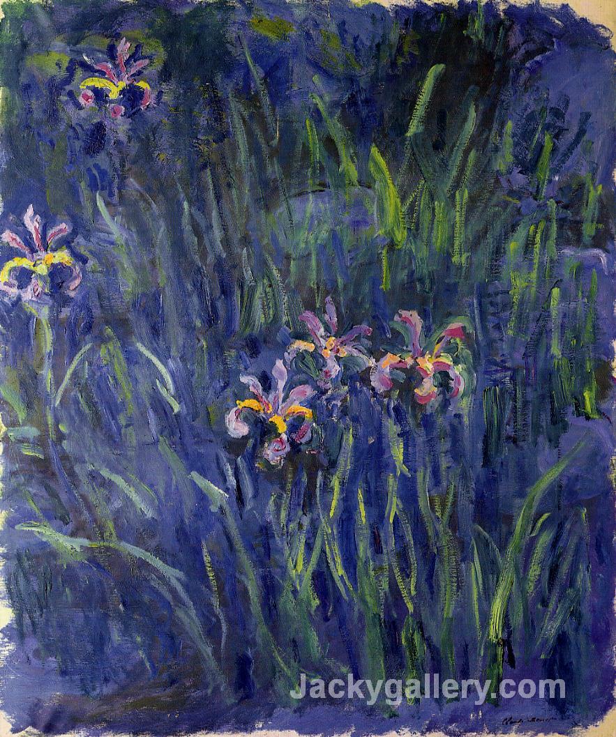 Irises IV by Claude Monet paintings reproduction